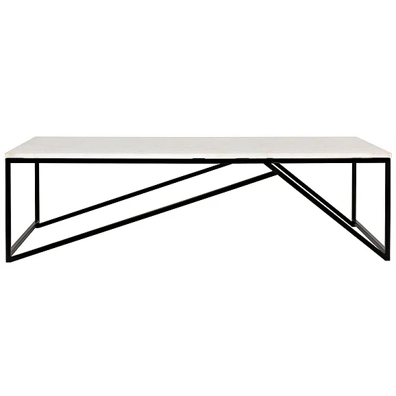 Noir Furniture Molimo Coffee Table in Black Steel GTAB1025MTB