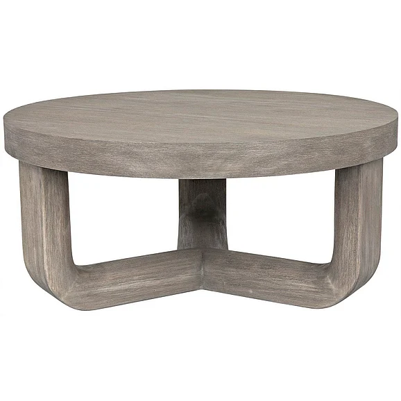 Noir Furniture Joel Coffee Table in Distressed Grey GTAB1042DGR