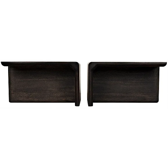 Noir Furniture Hagen Coffee Table in Ebony Walnut GTAB1071EB