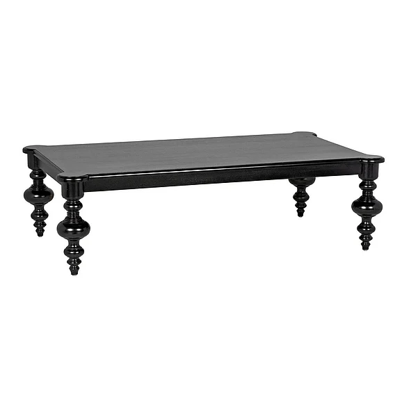 Noir Furniture Graff Coffee Table in Hand Rubbed Black GTAB138HB