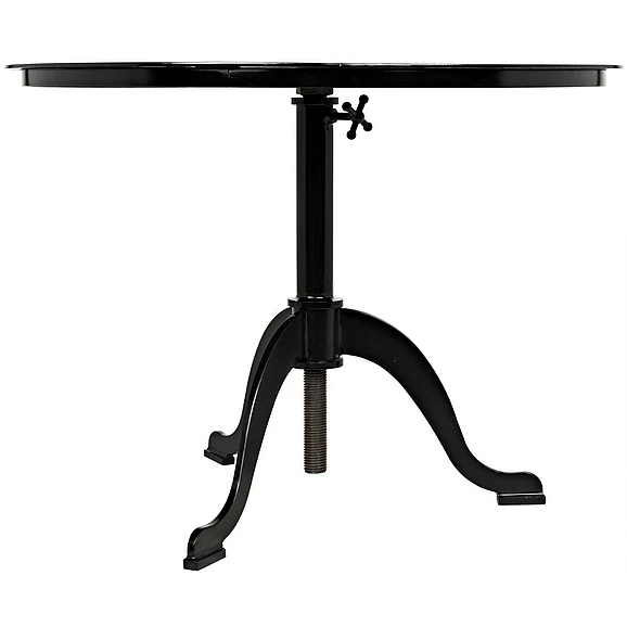 Noir Furniture Calder Side Table, Steel in Matte Black GTAB318MTB