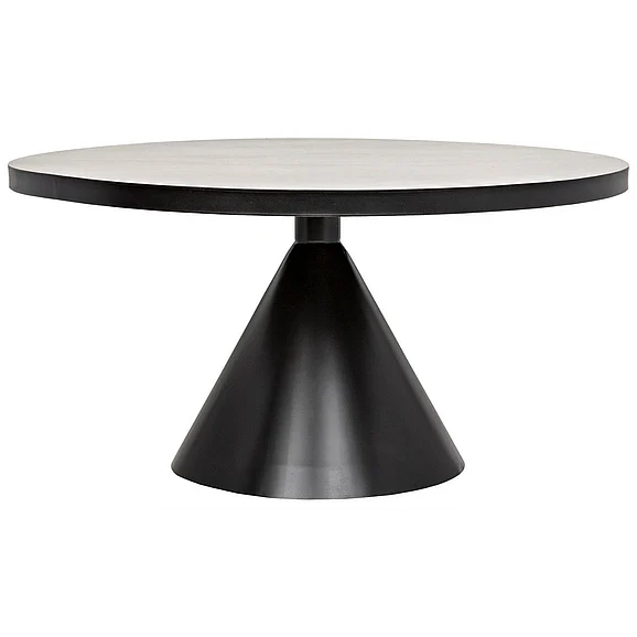 Noir Furniture Cone Dining Table in Matte Black GTAB523MTB CLOSEOUT
