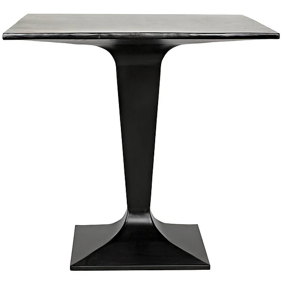 Noir Furniture Anoil Bistro Table in Black Steel GTAB525MTB