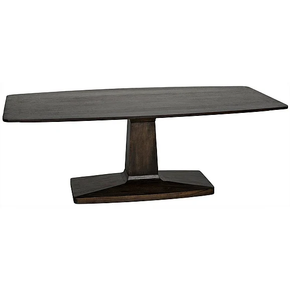 Noir Furniture Travis Table in Ebony Walnut GTAB540EB