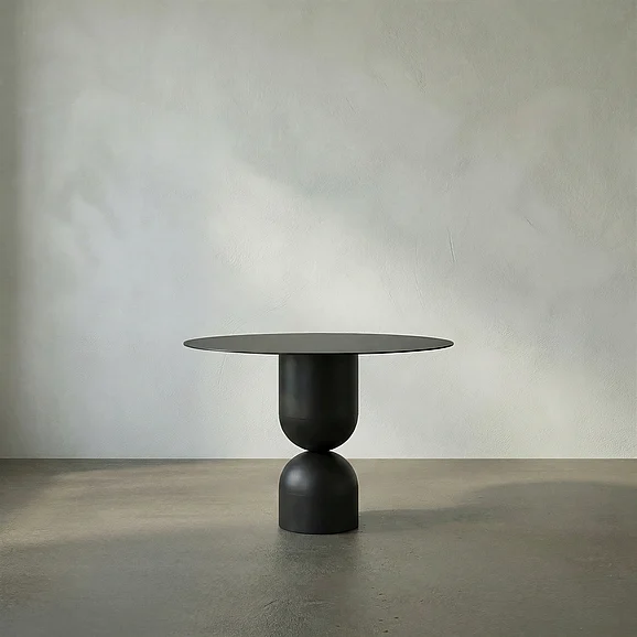 Noir Furniture Wanda Dining Table in Matte Black GTAB553MTB