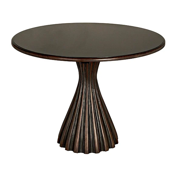 Noir Furniture Osiris Dining Table in Pale GTAB564PR