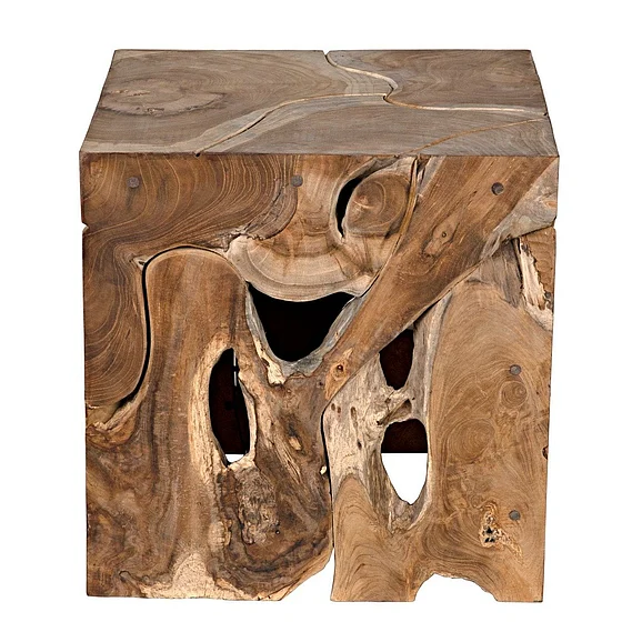 Noir Furniture Vert Side Table in Clear Coat Satin GTAB641