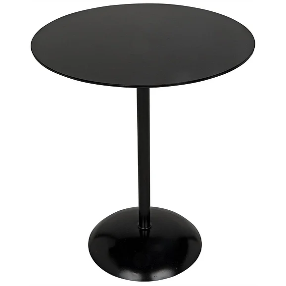 Noir Furniture Felix Side Table in Black Steel GTAB654MTB