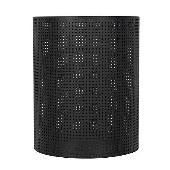 Noir Furniture Dixon Side Table, Small in Black Steel GTAB669MTB-S