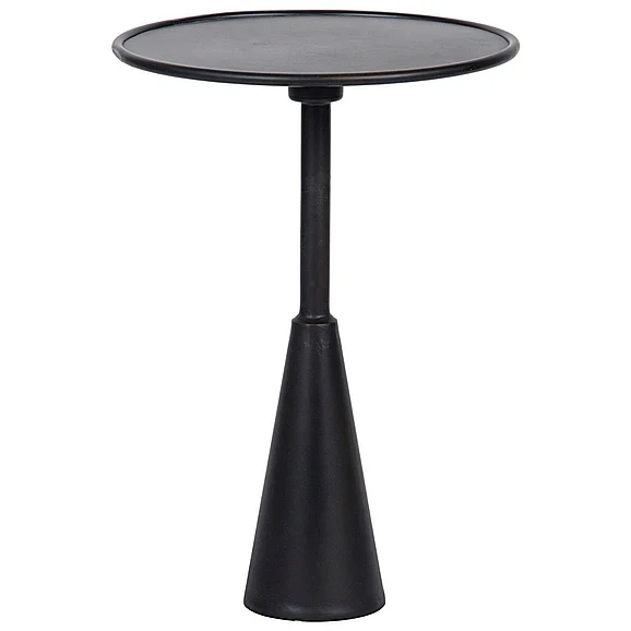 Noir Furniture Hiro Side Table in Black Steel GTAB690MTB