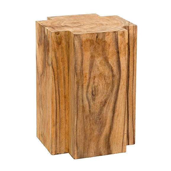 Noir Furniture Haru Side Table in Teak GTAB792T