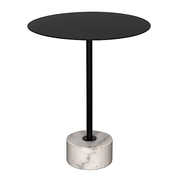 Noir Furniture Govinda Side Table in Matte Black GTAB9015MTB