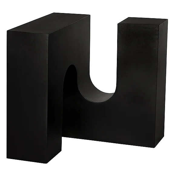 Noir Furniture Leopold Side Table in Matte Black GTAB9028MTB