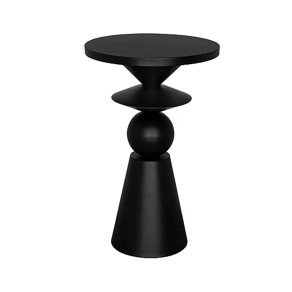 Noir Furniture Kate Side Table in Matte Black GTAB9037MTB