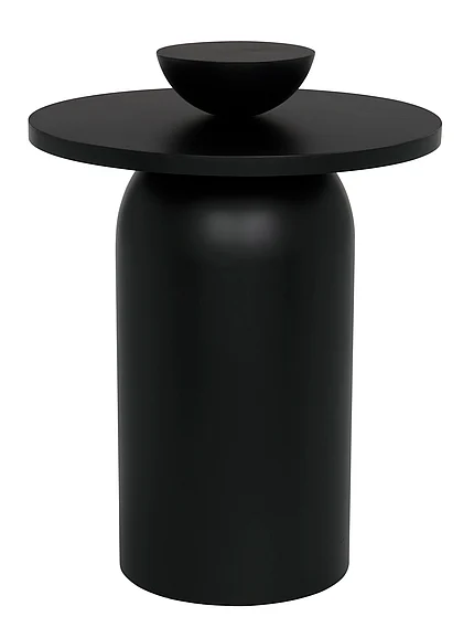 Noir Furniture Arabella Side Table GTAB987MTB CLOSEOUT