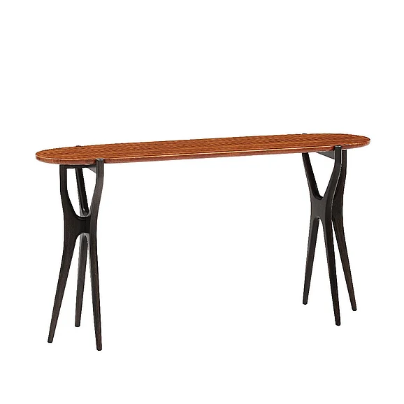Greenington Tofino Console Table, Amber & Caviar GTF003AM