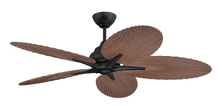 Craftmade Getaway 52" 5-Blade Outdoor Ceiling Fan in Flat Blacks GTY52FB5