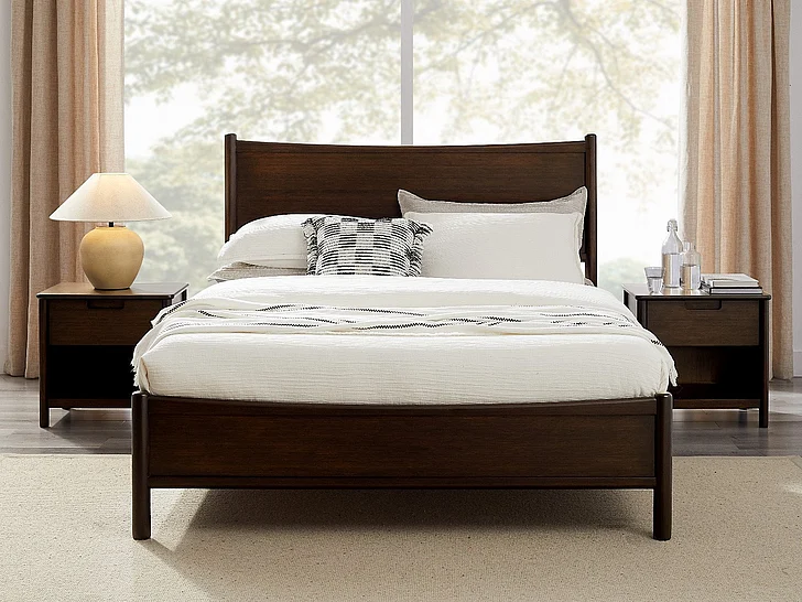 Greenington Weston 2pc Platform Bedroom Set in Black Walnut