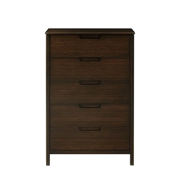 Greenington Weston Five Drawer Chest, Black Walnut GW0004BL