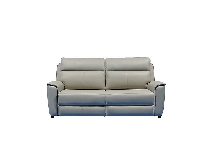 Klaussner Skyline Venezia Leather Queen Sleeper in N809 Gray