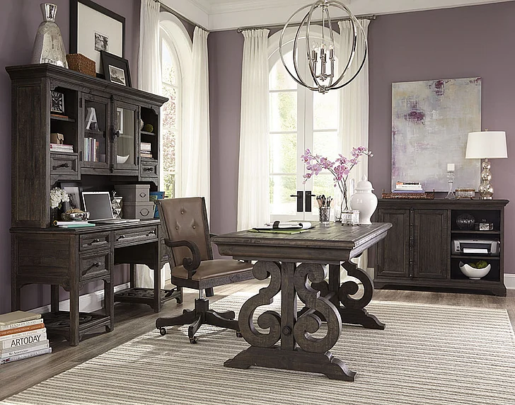 Magnussen Bellamy 3pc Office Set in Peppercorn