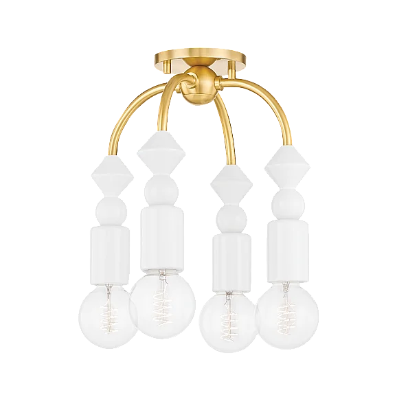 Mitzi Flora Semi Flush H471604-AGB