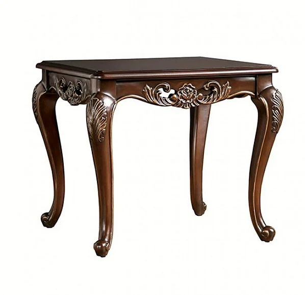 Furniture of America Halcaster End Table in Java FM45003E