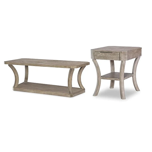 Legacy Classic Halifax 2pc Occasional Room Set in Flax and Java