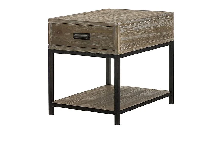 Hammary Hamilton Parsons Rectangular end Table in Brown 444-915 CLOSEOUT