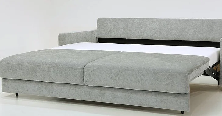 Luonto Hampton King Sofa Sleeper (Rodeo 104 / 217/6 Chrome)