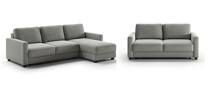 Luonto Hampton 2pc Sectional Living Room Set - Rodeo 104 - 104/6 Walnut