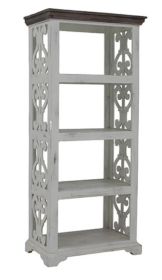 Split Nickel Harp Bookcase MIC-HARP-BC Nash (Nw Ashe Top) | 155B