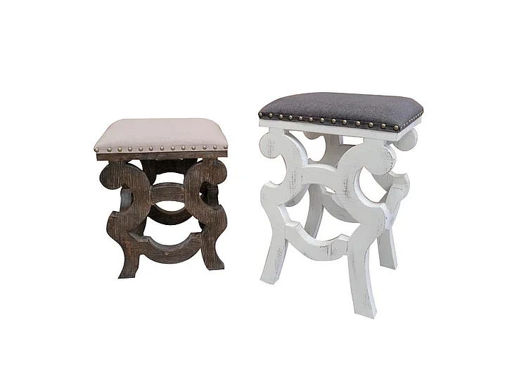 Split Nickel Harp 30" Stool MIC-HARP-S30 | COH2130