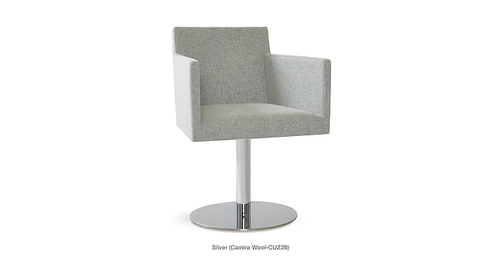 SohoConcept Harput Round Swivel Arm Chair