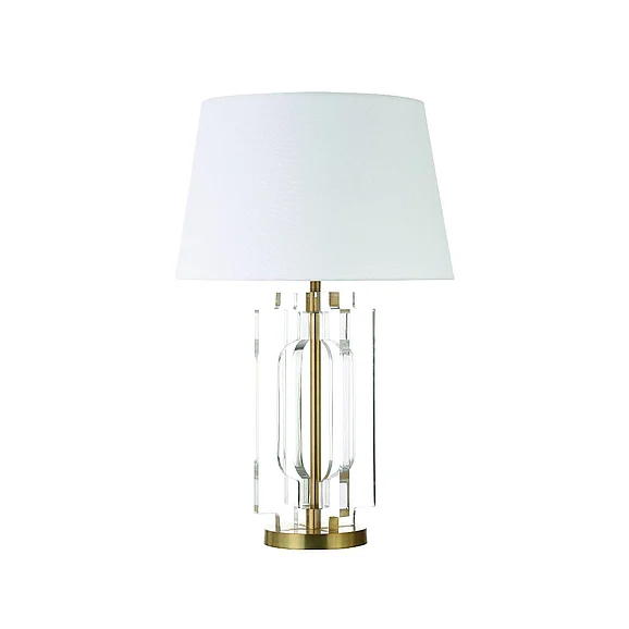 Worlds Away Haven Stacked Acrylic Square Table Lamp HAVEN ABR