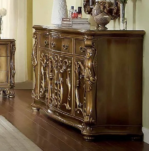 Homey Design HD-8008 Dresser in Brown HD-DR8008BR