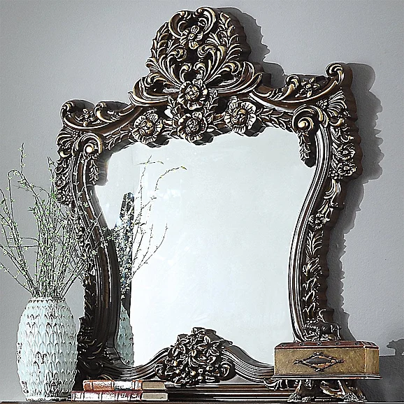Homey Design HD-905 C - Console Mirror in Cherry HD-M905C