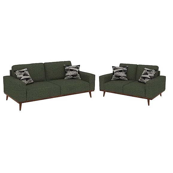 Emerald Home Heath - U3594 2pc Living Room Set in Olive