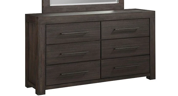 Modus Heath 6 Drawer Dresser in Basalt Grey 3H5782