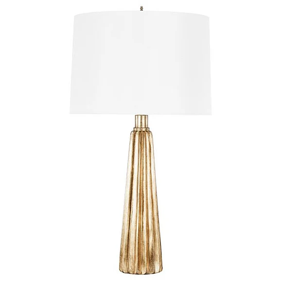 Worlds Away Hensley Gold Leaf Tassel Lamp HENSLEY G