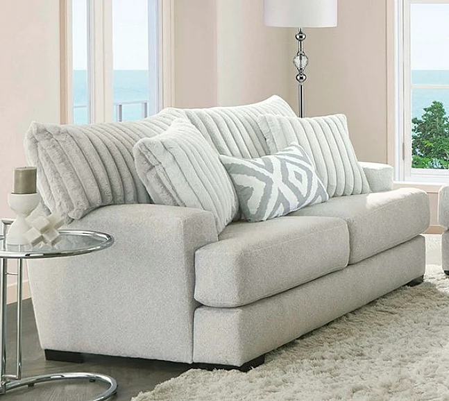 Furniture of America Hermilly Loveseat in Gray SM5177-LV