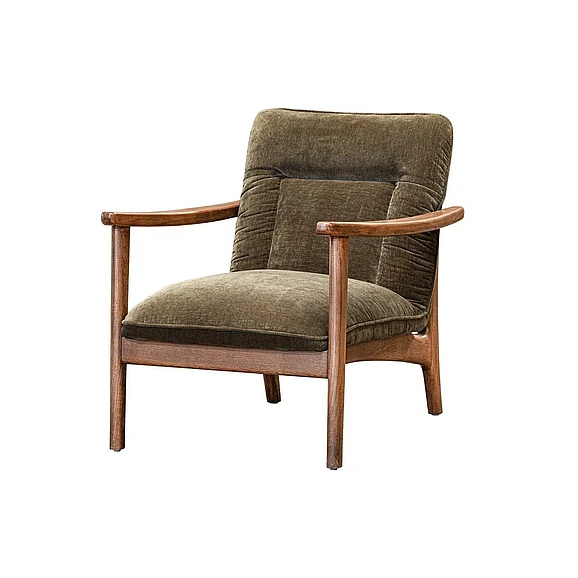 LH Home Highland Club Chair in Pine HIG037-CED