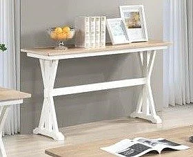 Urban Styles Highland Sofa Table in White 1307