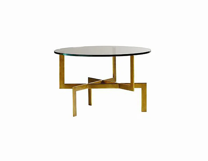 Maitland-Smith Logo Cocktail Table in Gold HM1201