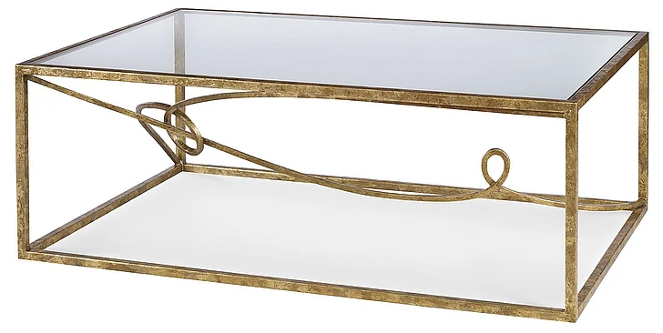 Maitland-Smith Tangle Cocktail Table in Gold Leaf HM1307 CLOSEOUT
