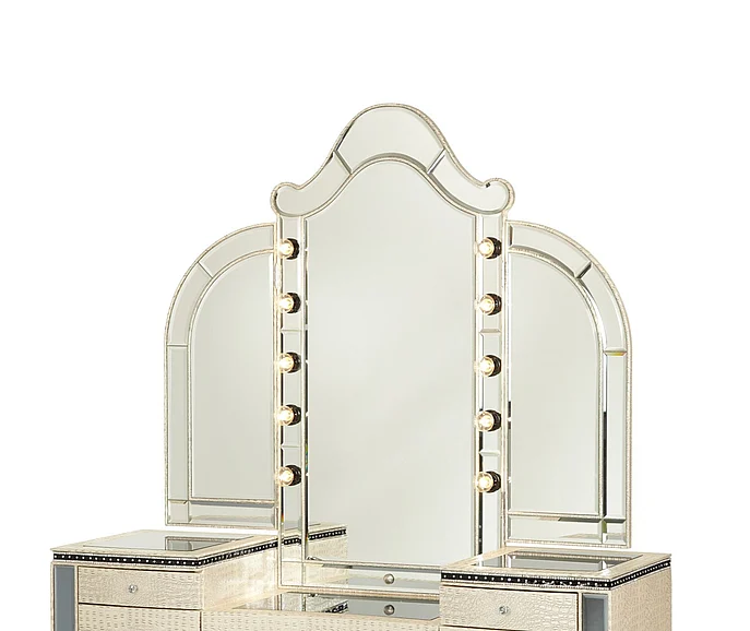 AICO Hollywood Swank Vanity Mirror in Crystal Croc 03068RN-09