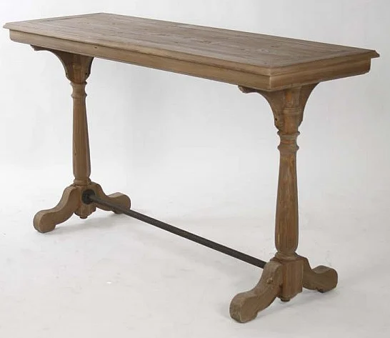 Zentique Gomez Wall Table in Light Brown HS034