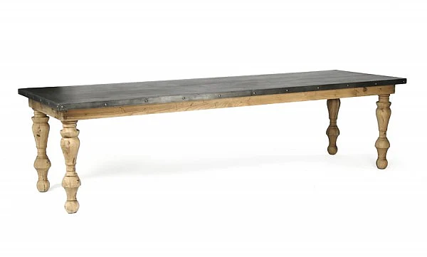 Zentique Borges- Zinc Top Table HS097