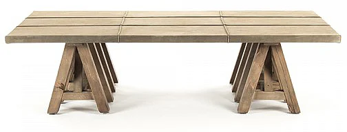 Zentique Doux Coffee Table in Suede Leather HS119