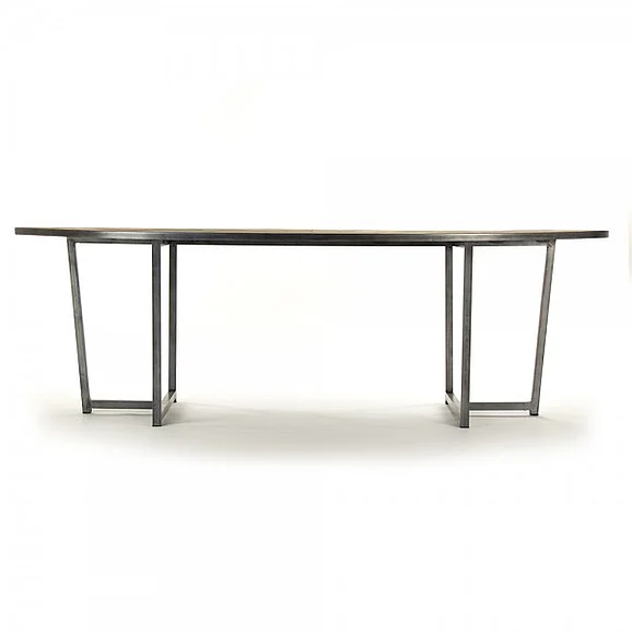 Zentique Rond Dining Table in Brown HS135